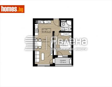 Двустаен, 61m² - Апартамент за продажба - 107965957