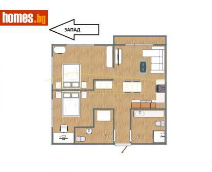 Тристаен, 87m² - Апартамент за продажба - 108003897
