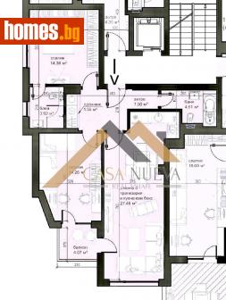 Тристаен, 98m² - Апартамент за продажба - 108066229