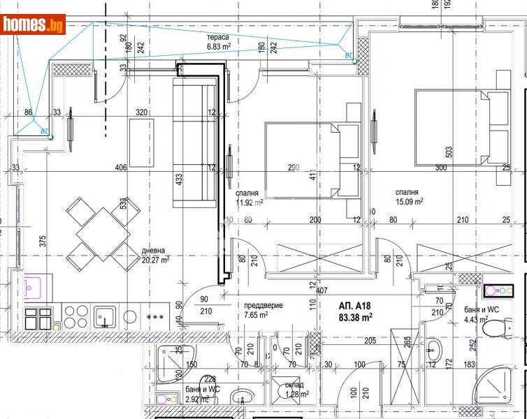 Тристаен, 95m² - София, София - град - Апартамент за продажба - МИРЕЛА - 108090820