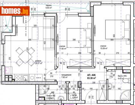 Тристаен, 101m² - Апартамент за продажба - 108090835