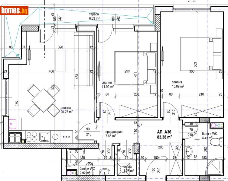 Тристаен, 95m² - София, София - град - Апартамент за продажба - МИРЕЛА - 108090876