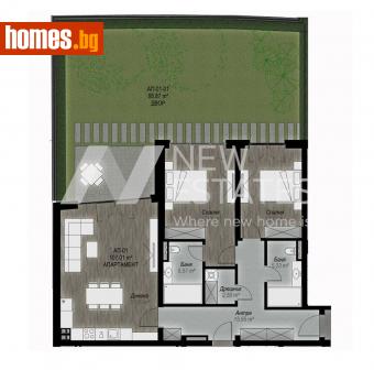 Тристаен, 127m² - Апартамент за продажба - 108105339