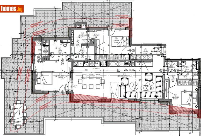 Четиристаен, 167m² - Кв. Бояна, София - Апартамент за продажба - МИРЕЛА - 108108022