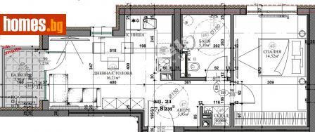 Двустаен, 67m² - Апартамент за продажба - 108108024