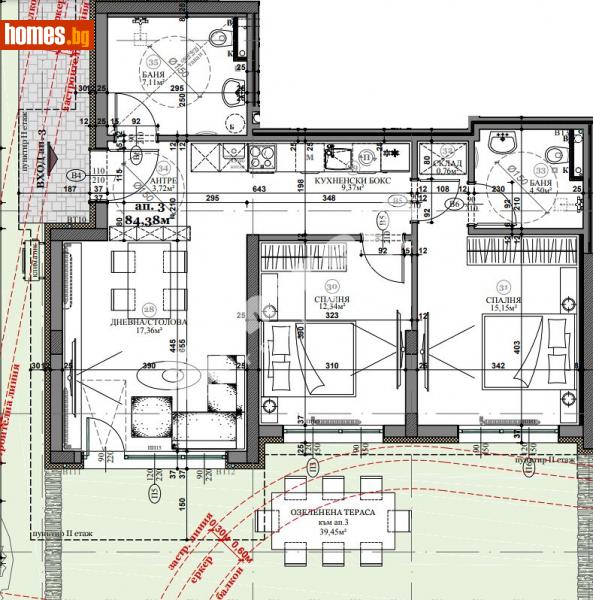 Тристаен, 97m² - Кв. Бояна, София - Апартамент за продажба - МИРЕЛА - 108108027