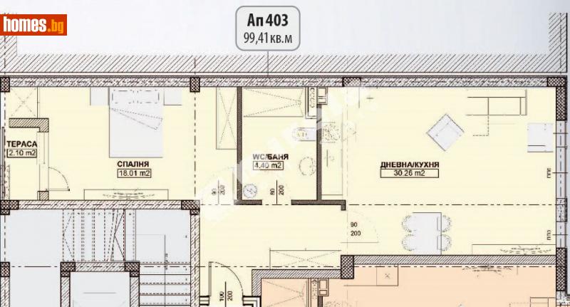 Двустаен, 89m² - Жк. Дианабад, София - Апартамент за продажба - МИРЕЛА - 108125072