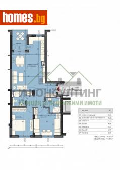 Тристаен, 118m² - Апартамент за продажба - 108149393