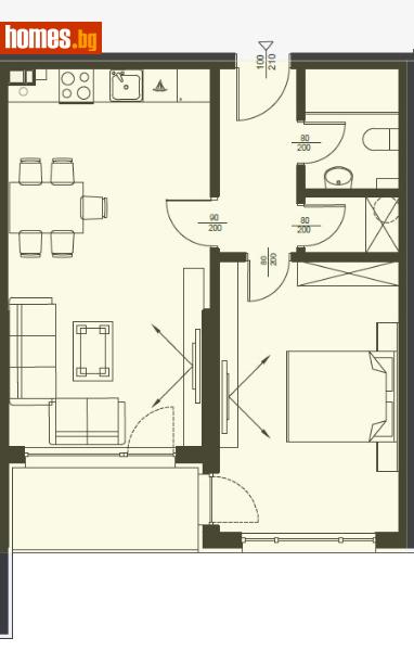 Двустаен, 84m² - Жк. Христо Смирненски, Пловдив - Апартамент за продажба - ЛИДЕР А - 108154136