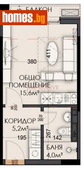 Едностаен, 38m² - Апартамент за продажба - 108164749