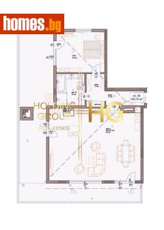 Тристаен, 203m² - Апартамент за продажба - 108186203