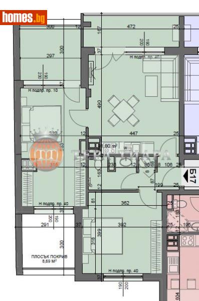 Двустаен, 107m² - Жк. Хаджи Димитър, София - Апартамент за продажба - Тера Тиара - 108245847