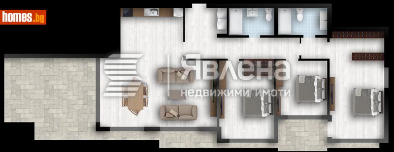 Четиристаен, 197m² - Варна, Варна - Апартамент за продажба - ЯВЛЕНА - 108290845