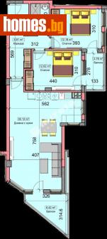 Тристаен, 108m² - Апартамент за продажба - 108326641