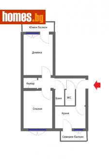 Двустаен, 64m² - Апартамент за продажба - 108420185