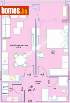 Двустаен, 78m² - Апартамент за продажба - 108507194