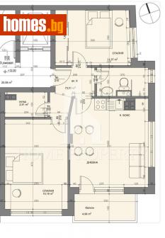 Тристаен, 93m² - Апартамент за продажба - 108570615