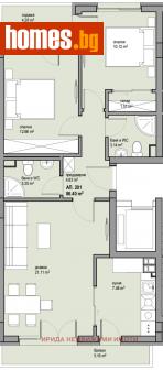 Тристаен, 104m² - Апартамент за продажба - 108618785