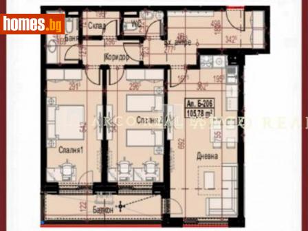 Тристаен, 123m² - Апартамент за продажба - 108622796