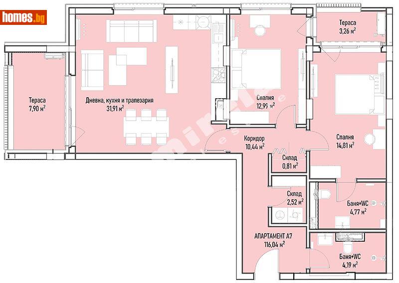 Тристаен, 142m² - София, София - град - Апартамент за продажба - МИРЕЛА - 108678622