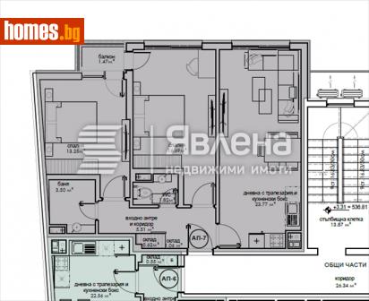 Тристаен, 94m² - Апартамент за продажба - 108679014