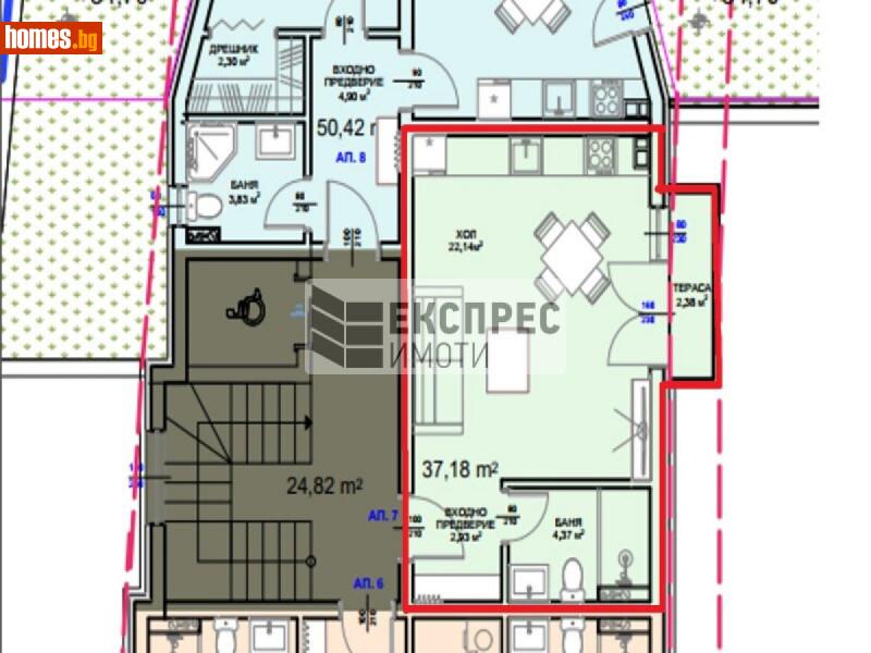 Едностаен, 43m² - Кв. Бриз, Варна - Апартамент за продажба - Експрес Имоти - 108709396