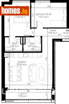 Тристаен, 110m² - Апартамент за продажба - 108729249