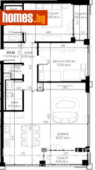 Тристаен, 134m² - Апартамент за продажба - 108761717