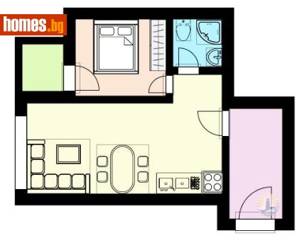 Двустаен, 70m² - Апартамент за продажба - 108767899
