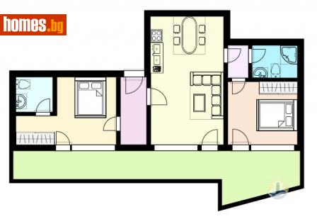 Тристаен, 116m² - Апартамент за продажба - 108767905