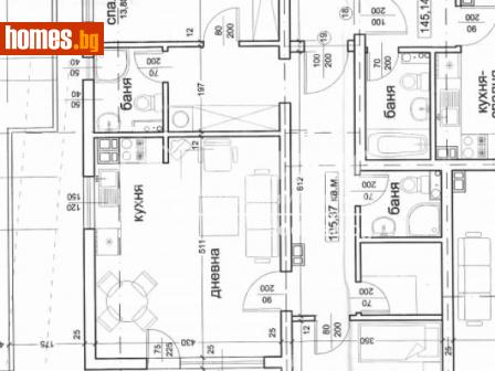 Тристаен, 110m² - Апартамент за продажба - 108795344
