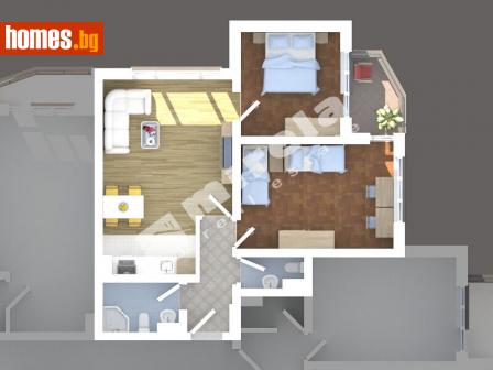 Тристаен, 91m² - Апартамент за продажба - 108795615