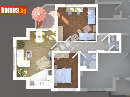 Тристаен, 98m² - Апартамент за продажба - 108795636