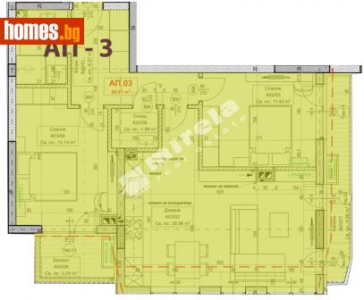 Тристаен, 108m² - Апартамент за продажба - 108795684