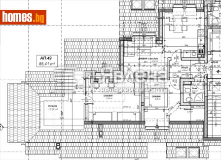 Тристаен, 99m² - Апартамент за продажба - 108795949