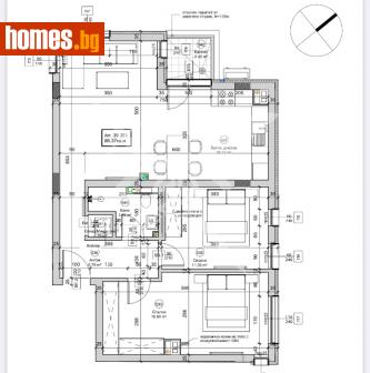 Тристаен, 102m² - Апартамент за продажба - 108796684