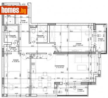 Тристаен, 139m² - Апартамент за продажба - 108813368