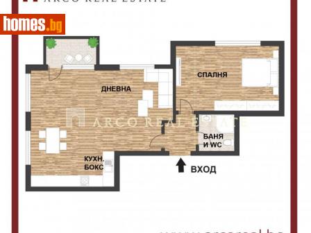 Двустаен, 62m² - Апартамент за продажба - 108870217