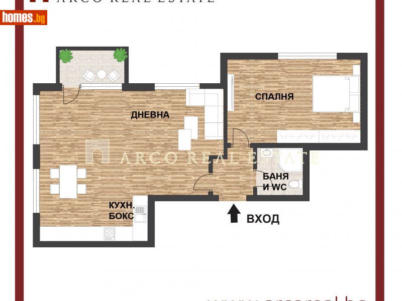 Двустаен, 62m² - Жк. Сухата Река, София - Апартамент за продажба - Arco Real Estate - 108870217