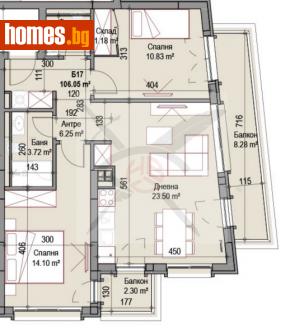 Тристаен, 106m² - Апартамент за продажба - 108871251