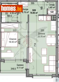 Двустаен, 77m² - Апартамент за продажба - 108871878