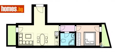 Двустаен, 69m² - Апартамент за продажба - 108876488