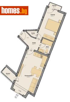 Двустаен, 65m² - Апартамент за продажба - 108931567