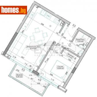 Двустаен, 55m² - Апартамент за продажба - 108933230