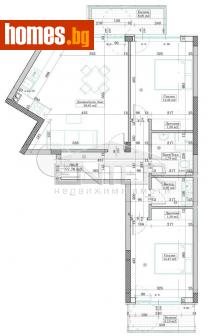 Тристаен, 107m² - Апартамент за продажба - 108933232