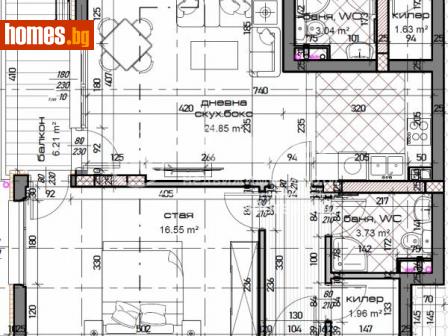 Двустаен, 78m² - Апартамент за продажба - 108948251