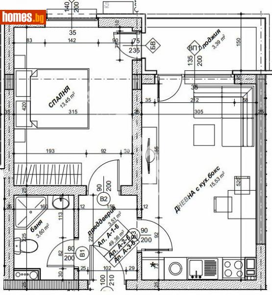 Двустаен, 66m² - София, София - град - Апартамент за продажба - МИРЕЛА - 108995467