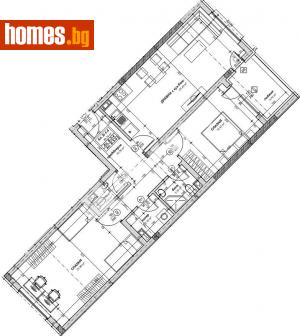 Тристаен, 122m² - Апартамент за продажба - 108995523