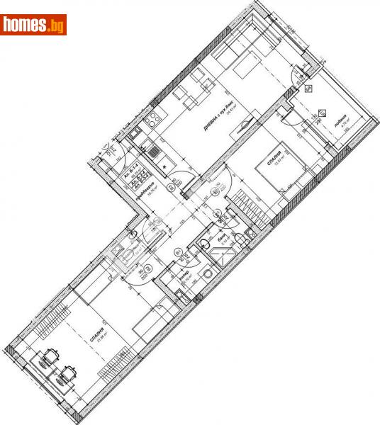 Тристаен, 122m² - София, София - град - Апартамент за продажба - МИРЕЛА - 108995523