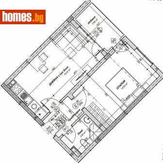 Двустаен, 68m² - Апартамент за продажба - 108995547
